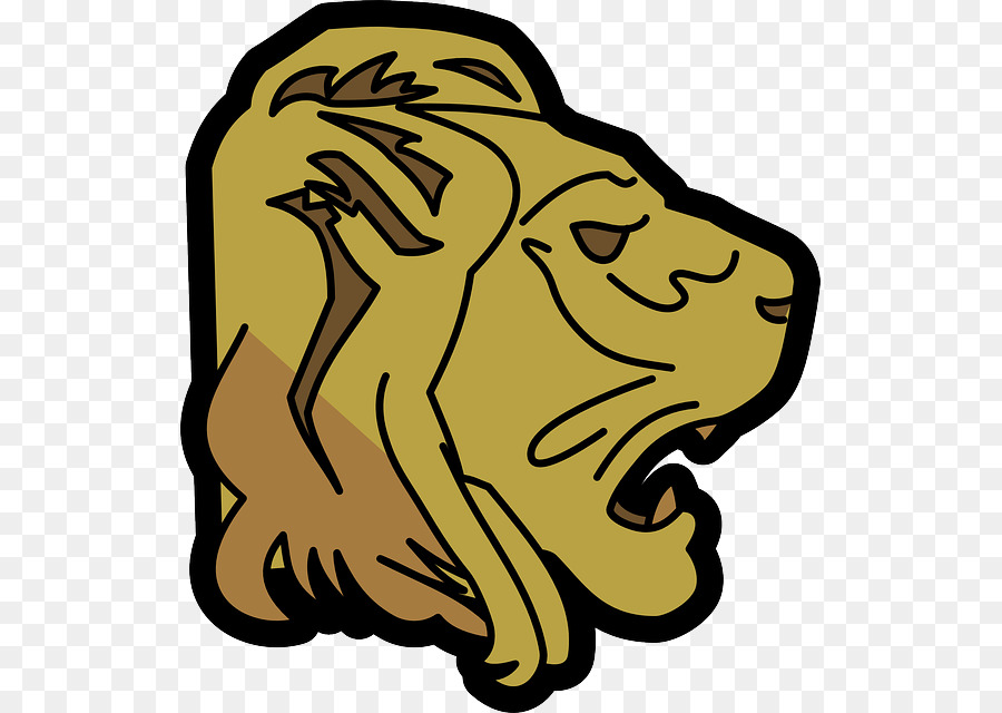 900x640 Lion Drawing Clip Art