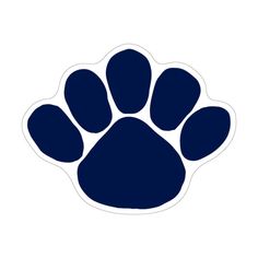 236x236 Nittany Lion Paw Prints Clipart