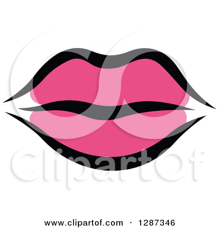450x470 Lips Clip Art