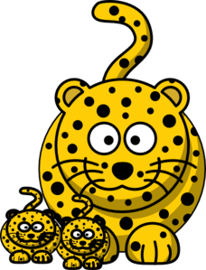 228x299 Leopard Baby Clip Art