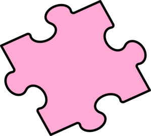 299x270 Pink Puzzle Piece Clip Art