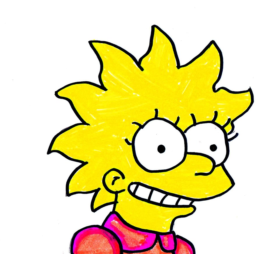 900x871 Beautiful Lisa Simpson By Allie190