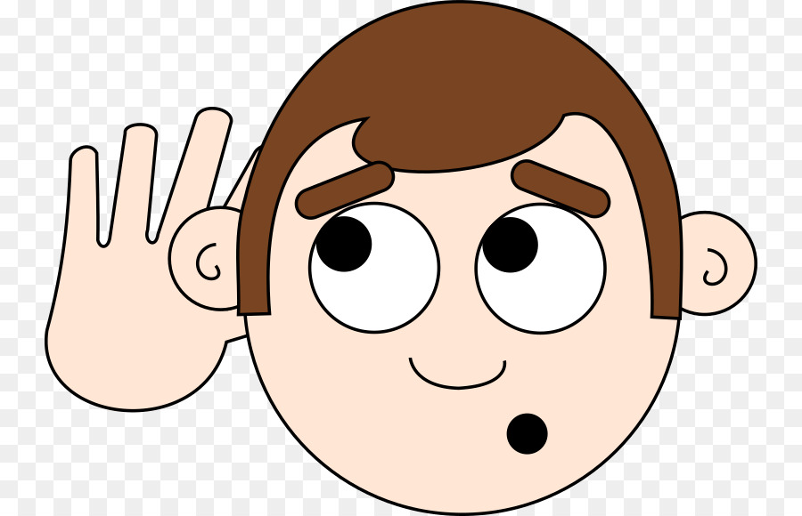 900x580 Cartoon Listening Clip Art