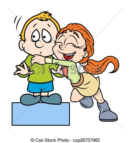 431x470 Cartoon Boy And Girl Hugging Gallery Images)