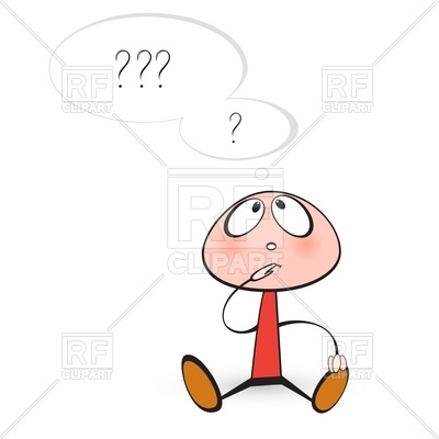 400x400 Little Man Thinking Vector Image Vector Artwork Of People