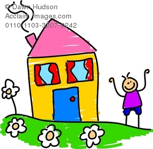 300x292 A Happy Little Boy Standing Outside His House In The Garden