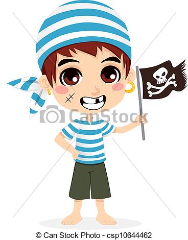 368x470 Little Pirate Kid. Little Kid In Pirate Sailor Costume Clip Art