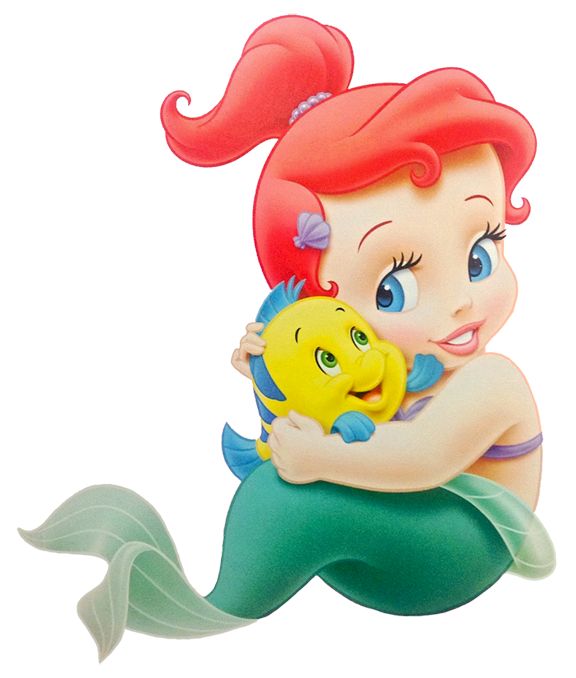 576x678 Baby Clipart Ariel