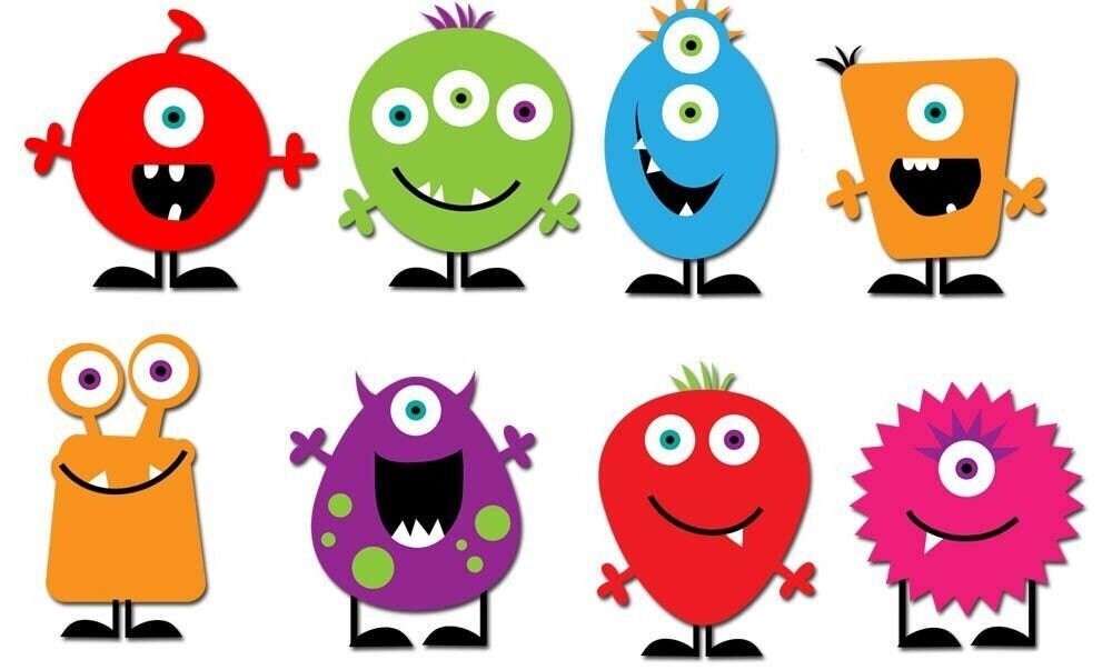 1000x603 Cute Monsters Monsters Monsters, Felt Monster