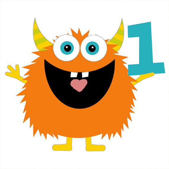 570x570 Monster Birthday Clip Art By Shelleyspaperstudio On Etsy Ideas