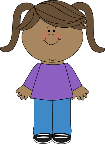 365x500 Clip Art Little Girl Clipart