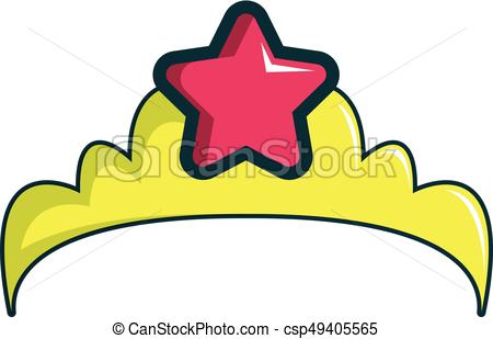 450x309 Little Princess Crown Icon, Cartoon Style. Little Princess Clip