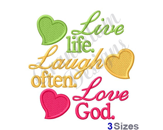 570x456 Live, Laugh, Love God