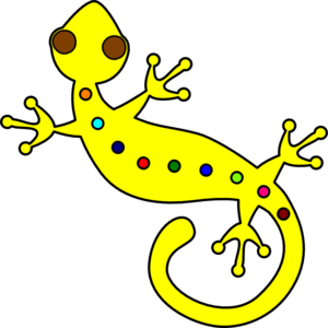 300x300 Lizard Clip Art