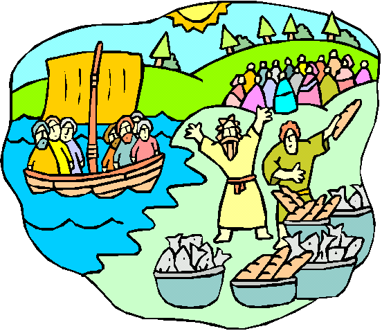 552x478 Jesus Feeding The 5000 Clipart