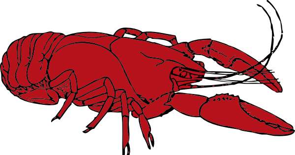 600x315 Crayfish Clip Art Free Vector 4vector
