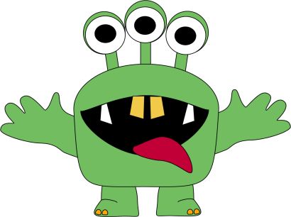 410x306 0 Monster Clipart Clipart Fans