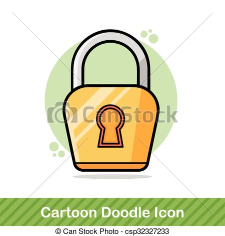 450x470 Lock Doodle Vectors