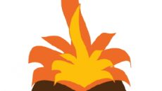 230x130 Log Cabin Clipart