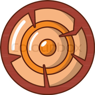 320x320 Cartoon Wooden Cabin. Vector Clip Art Illustration With Simple