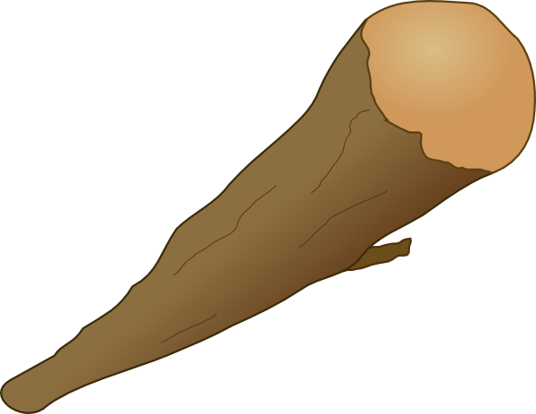 600x463 Wooden Log Clipart