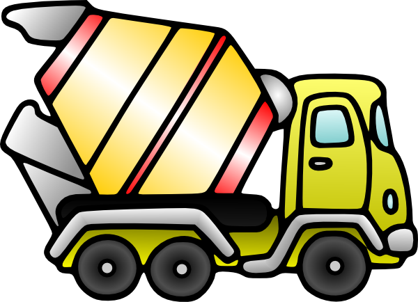 600x434 Cement Clipart Truck
