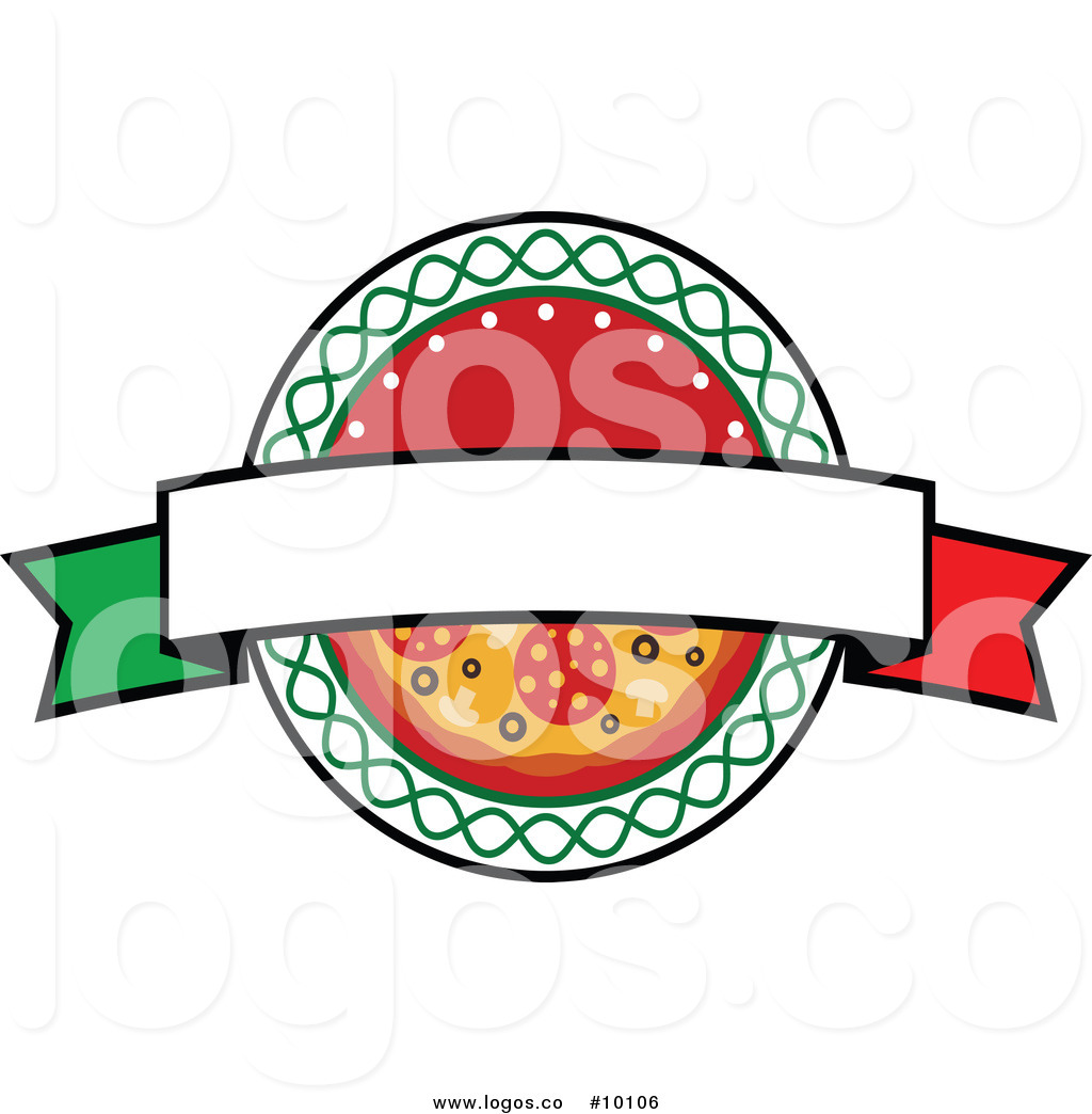 1024x1044 Royalty Free Clip Art Vector Blank Banner And Pizza Logo By Vector