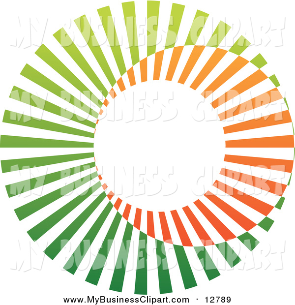 600x620 Vector Clip Art Of A Circle Logo Of Orange And Green By Cidepix