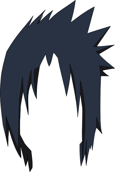 396x591 Sasuke Hair Lol Clip Art