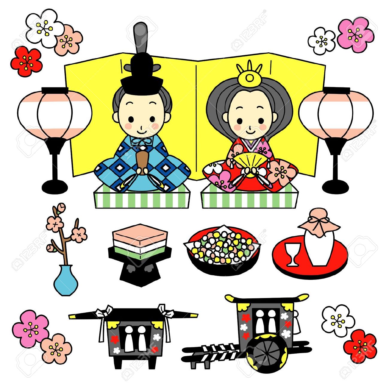 1300x1300 Japan Clipart Hinamatsuri