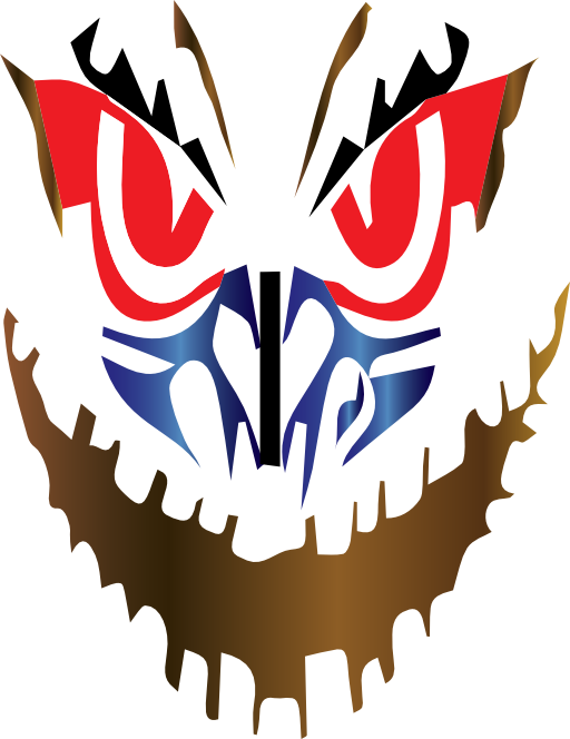 512x664 Horror Clipart Shocked Face