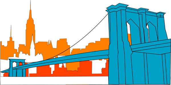 600x301 Image Of Bridges Clipart