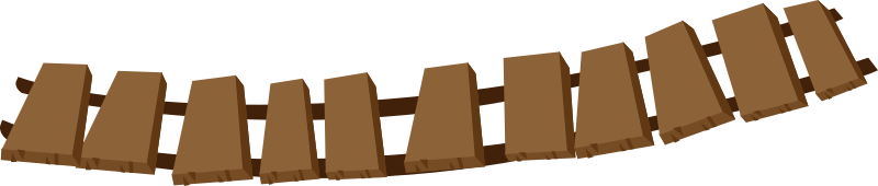 800x170 Bridge Cliparts Outline