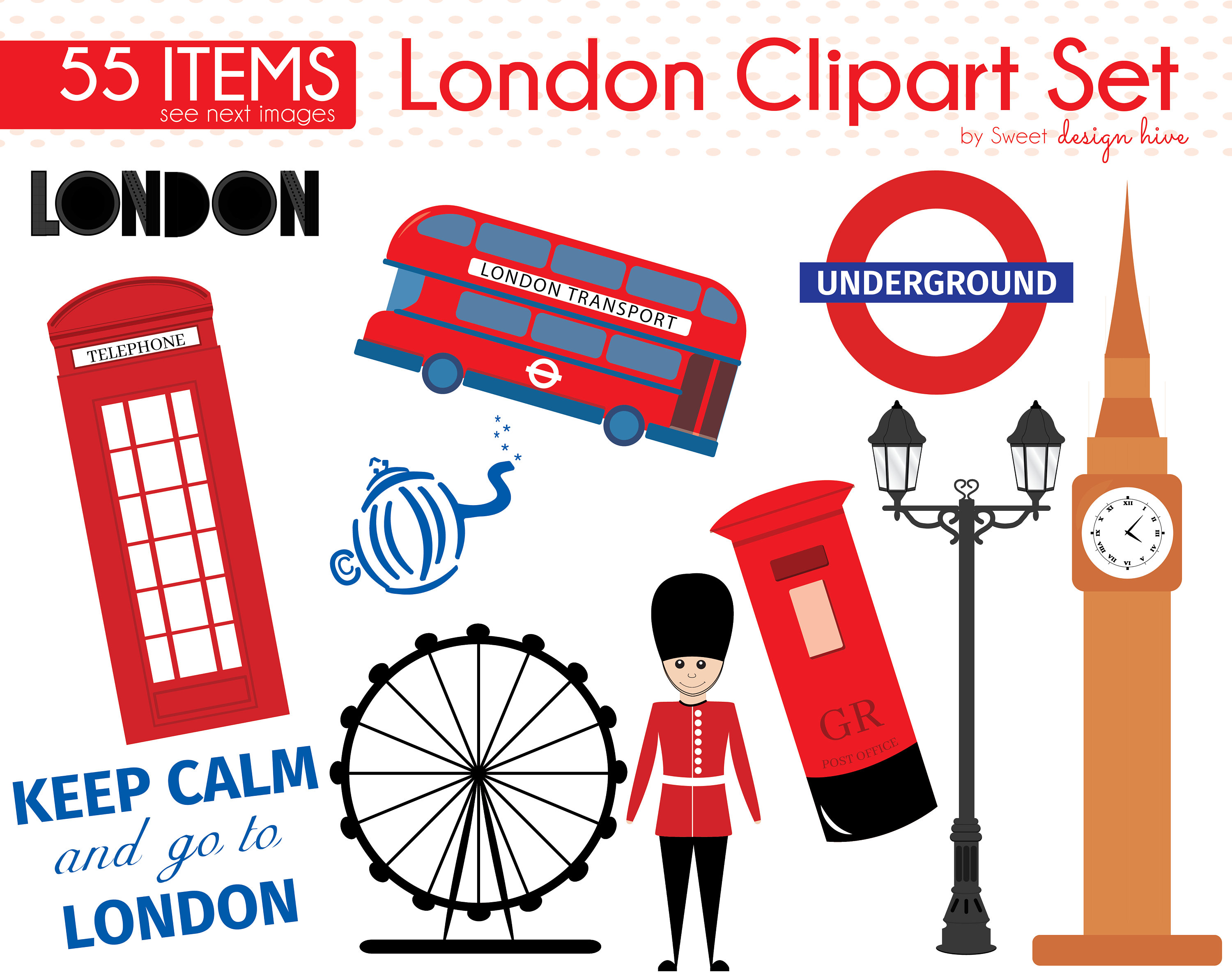 3000x2384 London Clipart Telephone Booth Clipart Queen's Guard