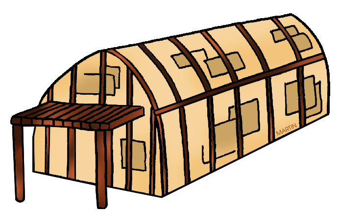 692x432 Native Americans Clip Art By Phillip Martin, Northeast Woodland