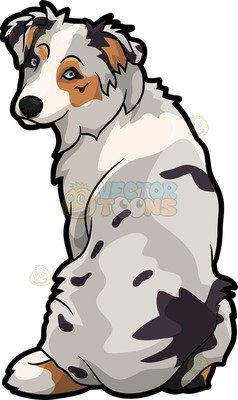 238x400 Australian Shepherd Silhouette Clip Art 101 Clip Art