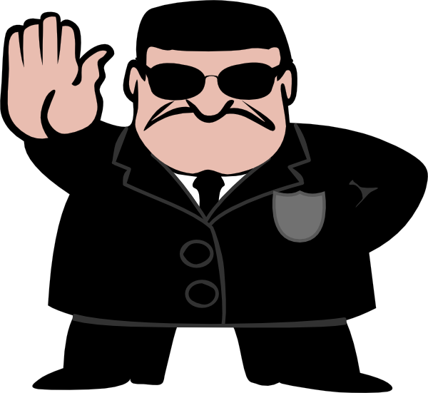 600x551 Fbi Dude Clip Art Free Vector 4vector