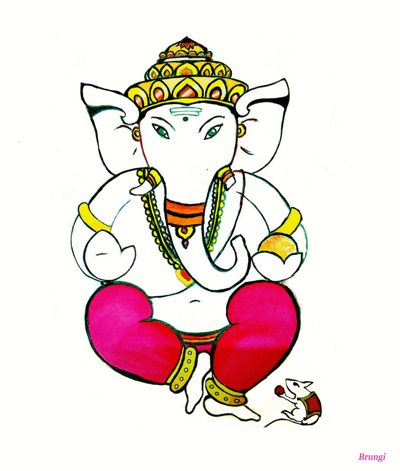 824x970 Lord Ganesha By Swapzyume