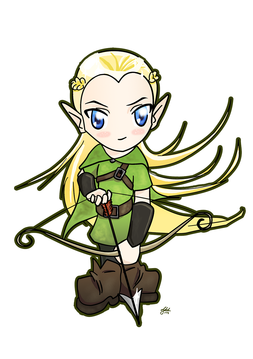 969x1375 Legolas Chibi With Bow By Tildhanor D6d4gtg.png Lord