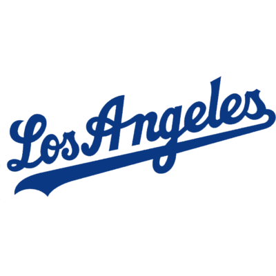 400x400 Los Angeles Dodgers Text Logo Transparent Png