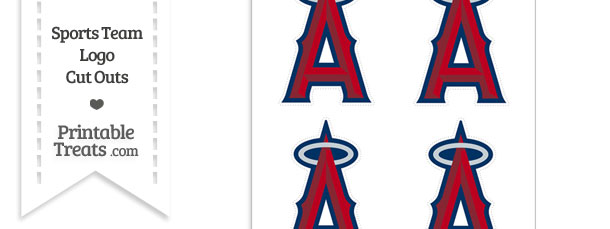610x229 Small Los Angeles Angels Logo Cut Outs Printable