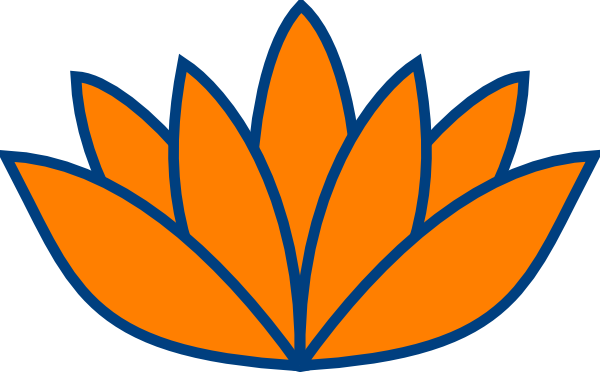 600x372 Lotus Clipart Orange