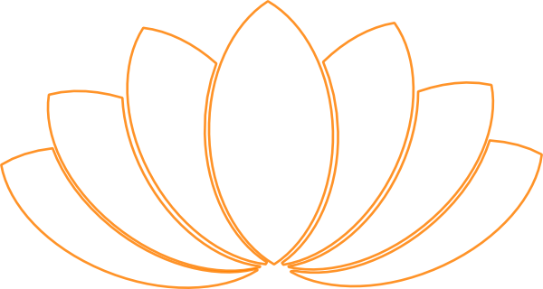 600x320 Blackorange Lotus Clipart Clip Art