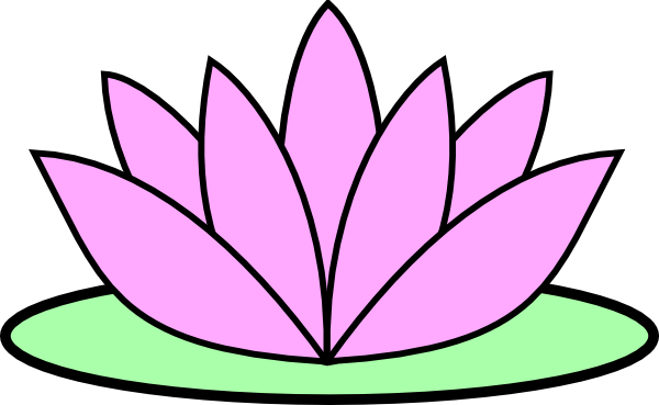 600x369 Pink Lotus Flower Clip Art
