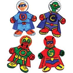 250x250 United Art And Education Art Project This Alphabet Man Super Hero