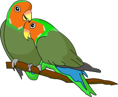 230x190 Kissing Birds Clip Art Love Birds Clipart Gif File Bird
