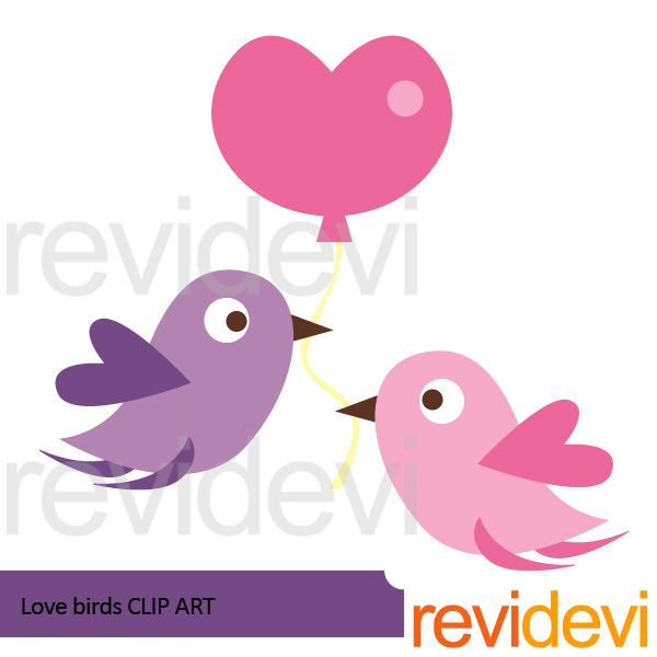 600x600 Love Birds Clipart Free Valentine Love Bird