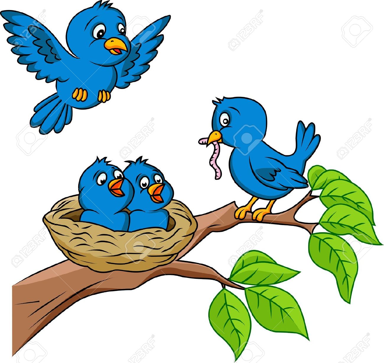 1300x1229 Clip Art Bird Nest Clip Art