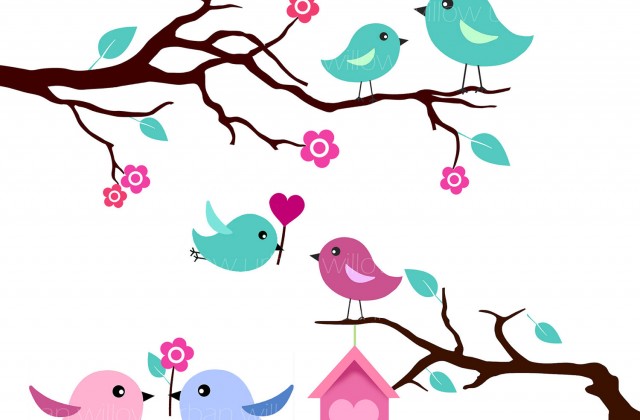 640x420 Cute Bird Clip Art Cliparts Co Love Birds Clipart