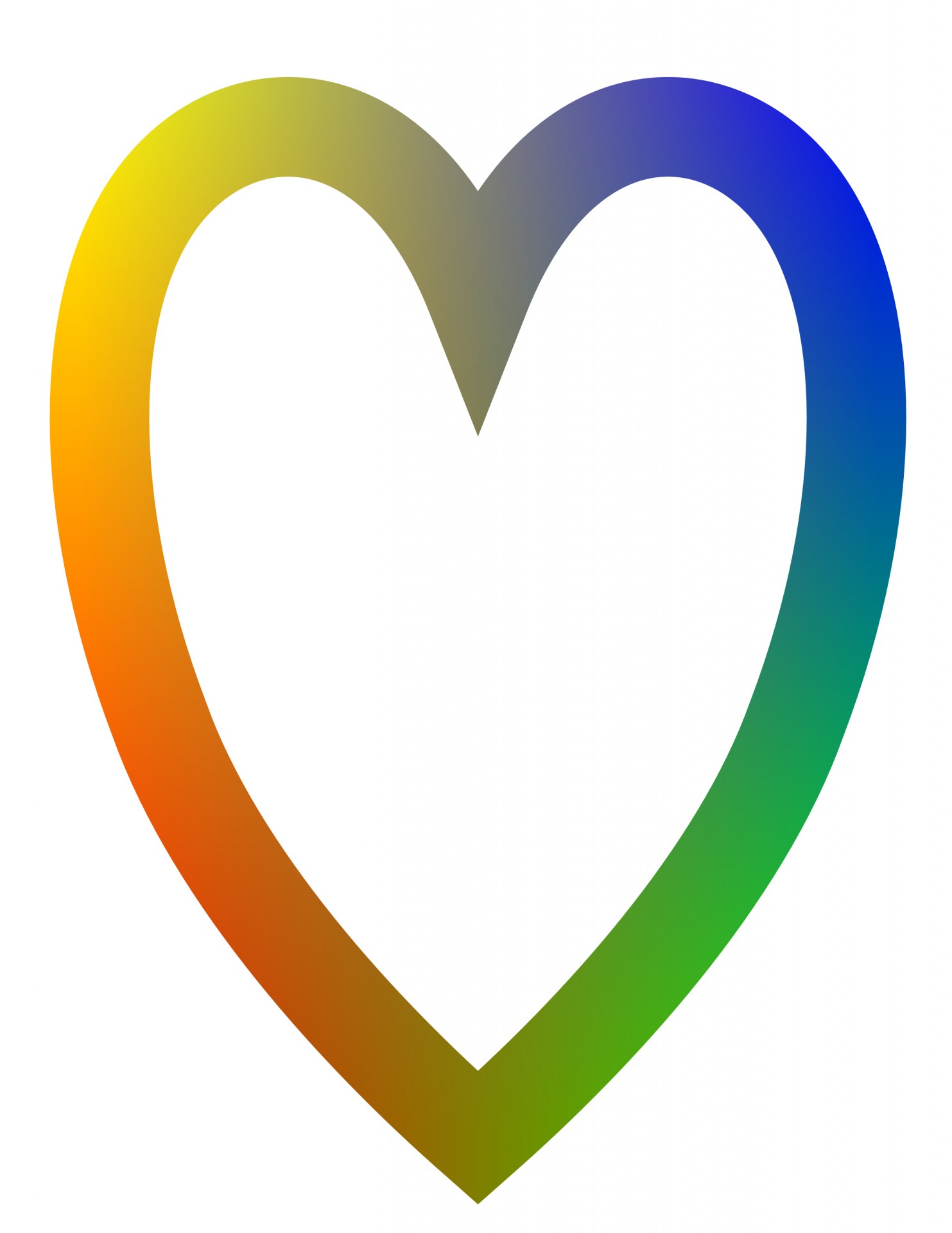 1483x1920 Color Heart 2 Free Stock Photo